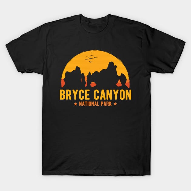 Bryce Canyon National Park Utah Sunset T-Shirt by HCMGift